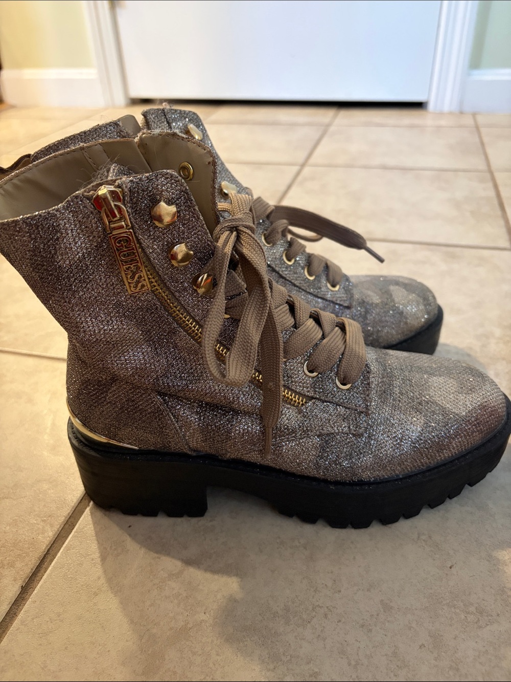 Guess combat boots
